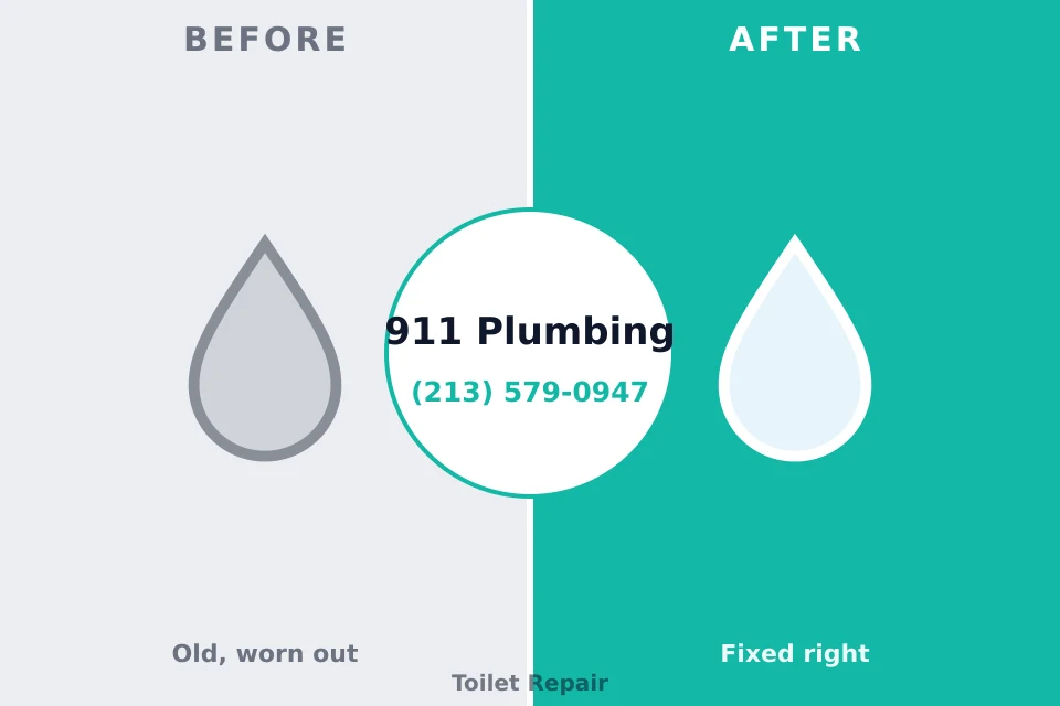 Before and after: plumbing repair State Center, IA